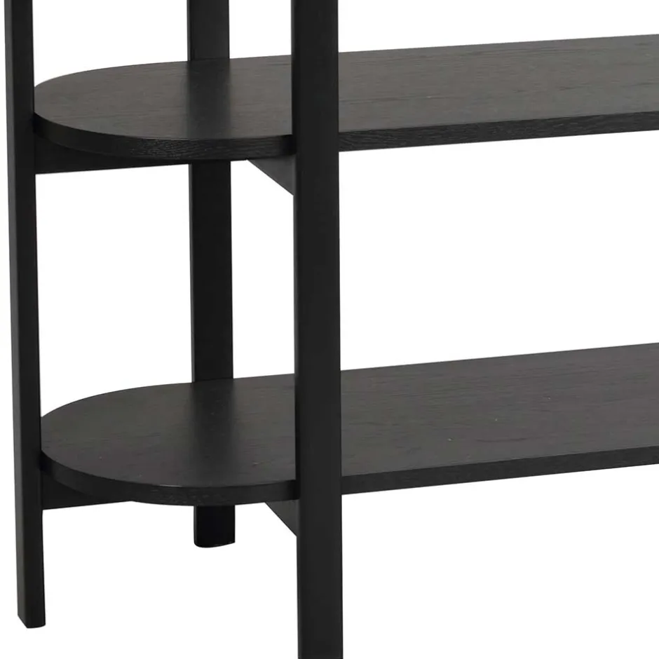 Wohnen Ovales Standregal im Skandi Design - Pamban