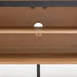 Ovales TV Board 200x55x43 cm - Ilvenda^Wohnen Sale