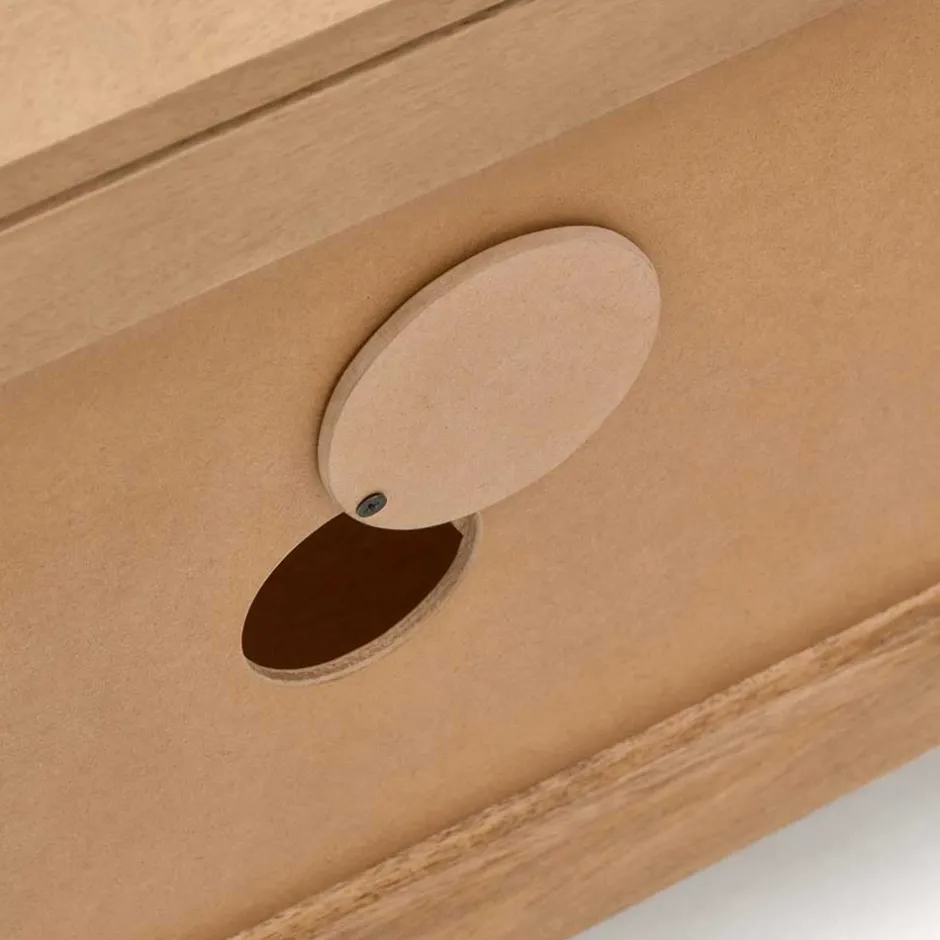 Ovales TV Board 200x55x43 cm - Ilvenda^Wohnen Sale