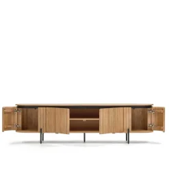 Ovales TV Board 200x55x43 cm - Ilvenda^Wohnen Sale