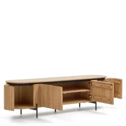 Ovales TV Board 200x55x43 cm - Ilvenda^Wohnen Sale