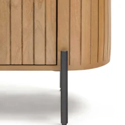 Ovales TV Board 200x55x43 cm - Ilvenda^Wohnen Sale