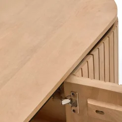 Ovales TV Board 200x55x43 cm - Ilvenda^Wohnen Sale