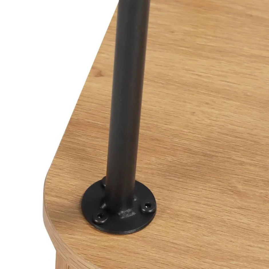 Ovales TV-Board mit Schiebetüren - Barnetta^Wohnen Clearance