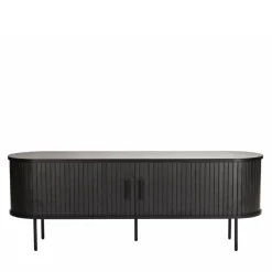 Ovales TV-Lowboard mit Schiebetüren - Lurymav^Wohnen Best