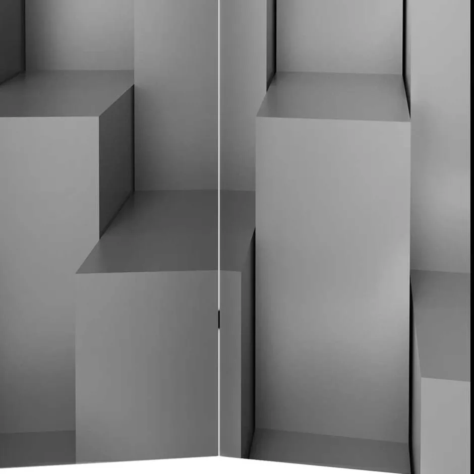 Paravent aus Leinwand auf Fichtenholz - Jawalio^Wohnen Outlet