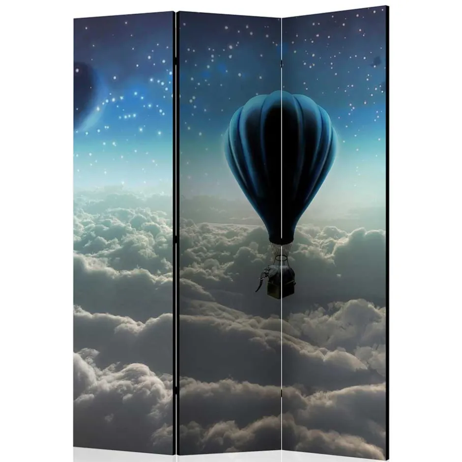 Wohnen Paravent Ballon über den Wolken bei Nacht - Abapo