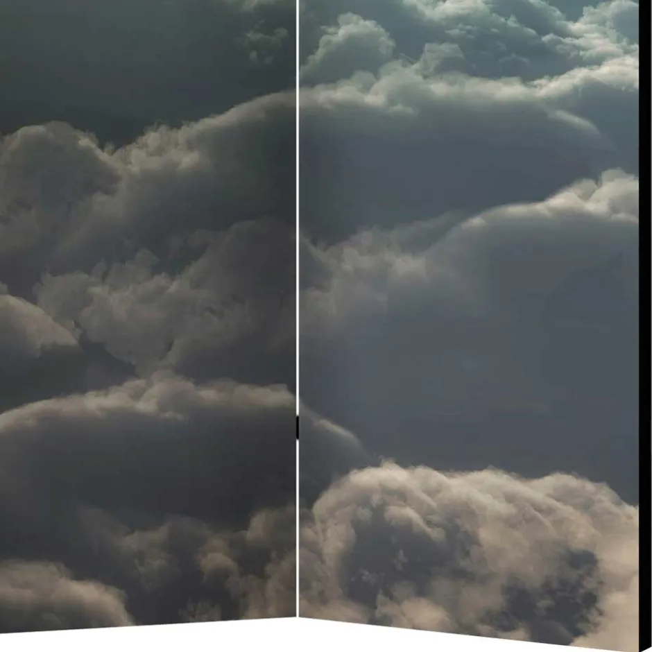 Wohnen Paravent Ballon über den Wolken bei Nacht - Abapo