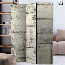 Paravent bedruckt in Betonoptik - Whites^Wohnen Sale