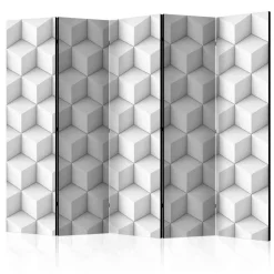 Paravent Deko-Raumteiler mit Würfel Motiv - Profi^Wohnen