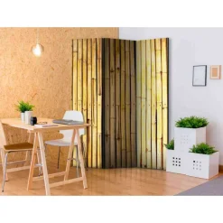 Wohnen Paravent Foto Trennwand Bambus Rohr - Catjana