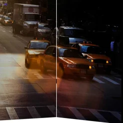 Wohnen Paravent Giraffe in New York Fotokunst - Lisdonna