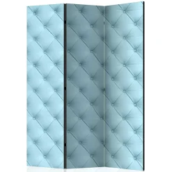Paravent im Chesterfield Look in Hellblau - Prenzla^Wohnen Sale