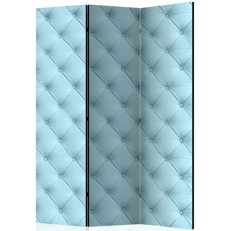Paravent im Chesterfield Look in Hellblau - Prenzla^Wohnen Sale
