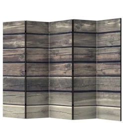 Paravent in Bretter Wand Optik - Cremo^Wohnen Discount