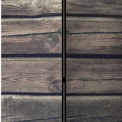 Paravent in Bretter Wand Optik - Cremo^Wohnen Discount