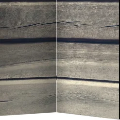 Paravent in Bretter Wand Optik - Cremo^Wohnen Discount