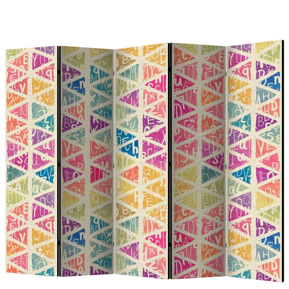 Paravent in Bunt bedruckt - Exeta^Wohnen Clearance