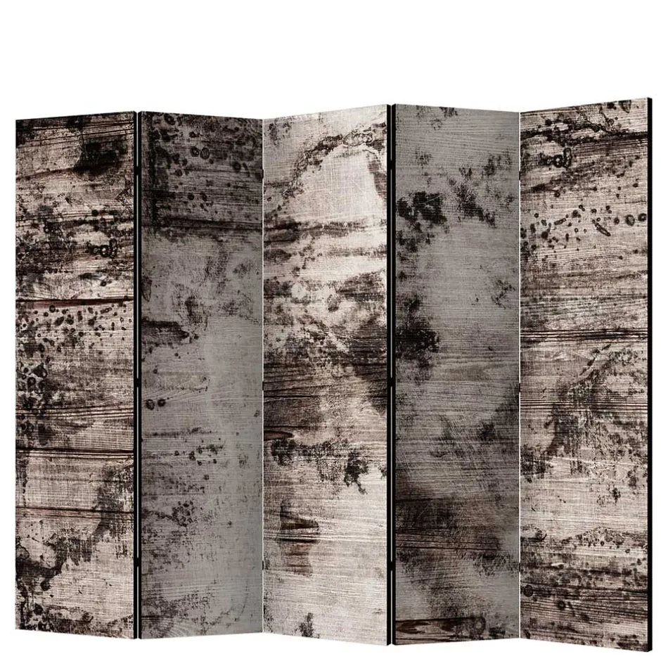 Paravent in Dunkelgrau Hellgrau - Batar^Wohnen