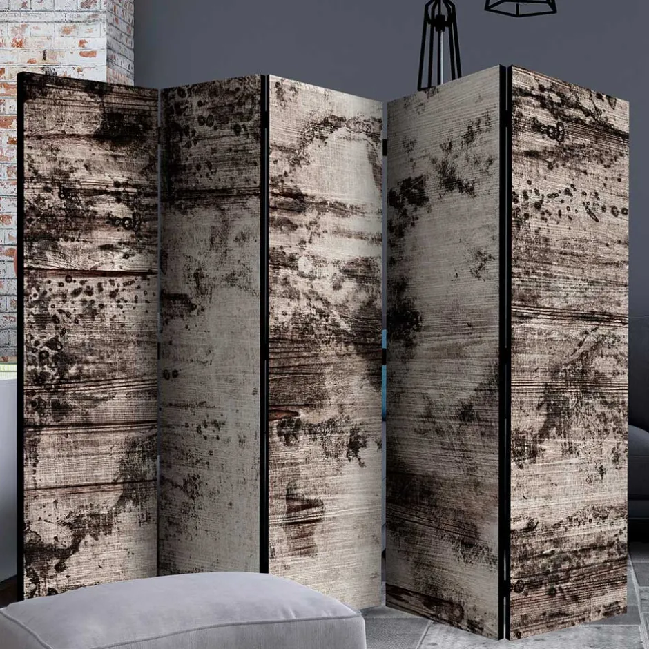 Paravent in Dunkelgrau Hellgrau - Batar^Wohnen