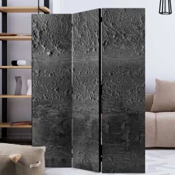 Wohnen Paravent in Dunkelgrau Stein Struktur Optik - Tulaterri