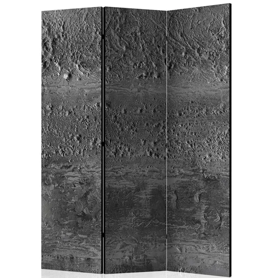 Wohnen Paravent in Dunkelgrau Stein Struktur Optik - Tulaterri