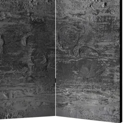 Wohnen Paravent in Dunkelgrau Stein Struktur Optik - Tulaterri