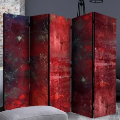 Wohnen Paravent in Dunkelrot Rot Betonstruktur - Monrovia