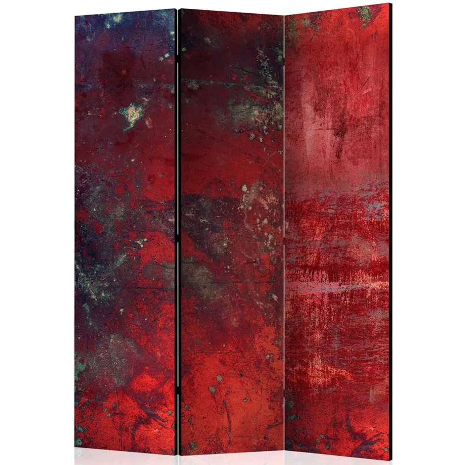 Wohnen Paravent in Dunkelrot Rot Betonstruktur - Monrovia