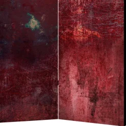 Wohnen Paravent in Dunkelrot Rot Betonstruktur - Monrovia