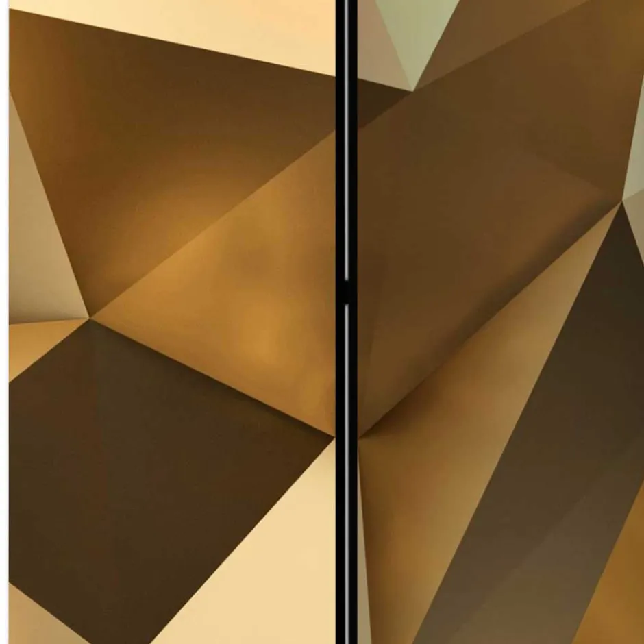 Paravent in Goldfarben & Braun - Austral^Wohnen Online