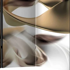 Wohnen Paravent in Hellbraun Braun Grau - Traciana