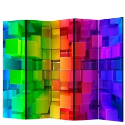 Paravent in knalligen Farben - Presto^Wohnen Outlet