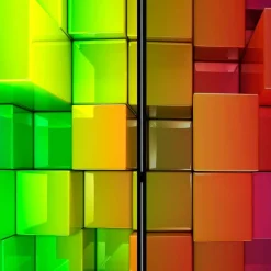 Paravent in knalligen Farben - Presto^Wohnen Outlet