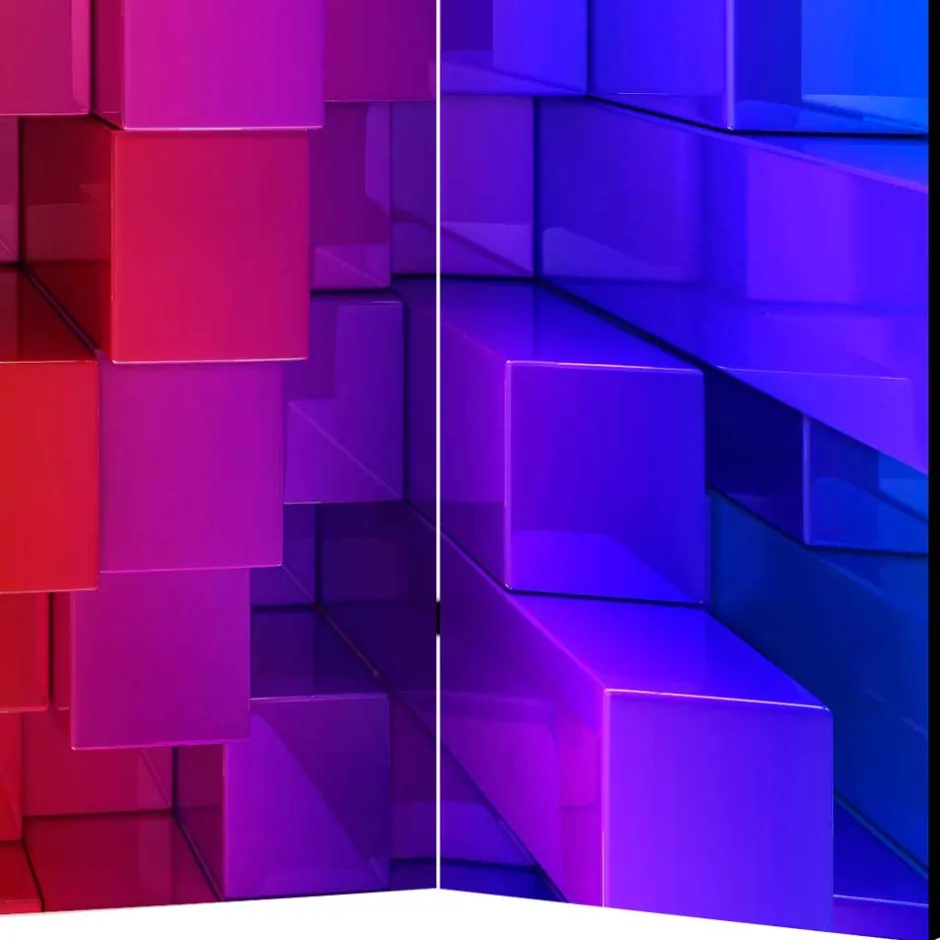 Paravent in knalligen Farben - Presto^Wohnen Outlet