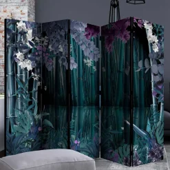 Wohnen Paravent mit Bambus & Pflanzen Motiv - Kariono