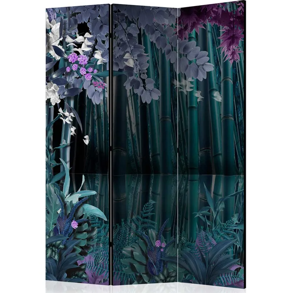 Wohnen Paravent mit Bambus & Pflanzen Motiv - Kariono