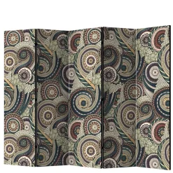 Paravent mit Ethno Muster bedruckt - Levirenas^Wohnen Clearance