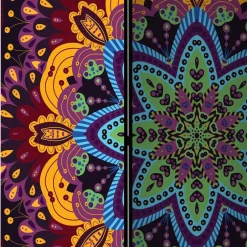 Wohnen Paravent mit farbenfrohem Mandala Motiv - Yaniz