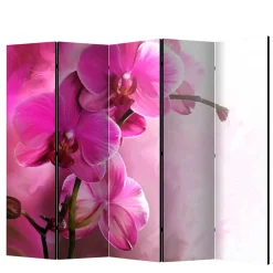 Wohnen Paravent mit Fotodruck in Pink Rosa - Lights