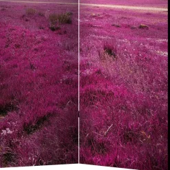 Wohnen Paravent mit Landschaft Motiv in Pink - Altamira