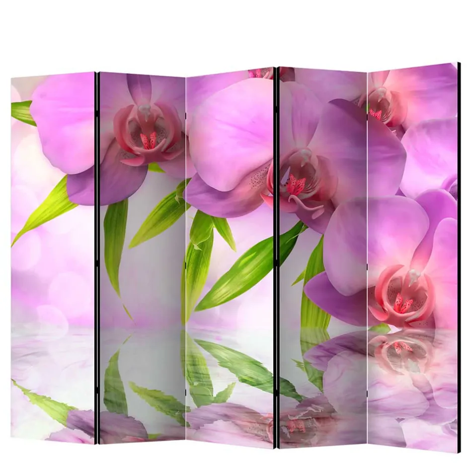Paravent mit Orchideen Motiv - Grex^Wohnen Best