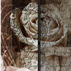 Paravent mit Vintage Rosen Motiv - Lavaco^Wohnen Sale