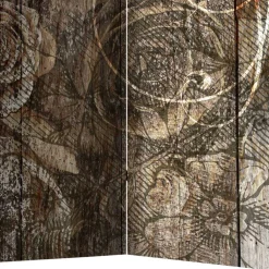 Paravent mit Vintage Rosen Motiv - Lavaco^Wohnen Sale