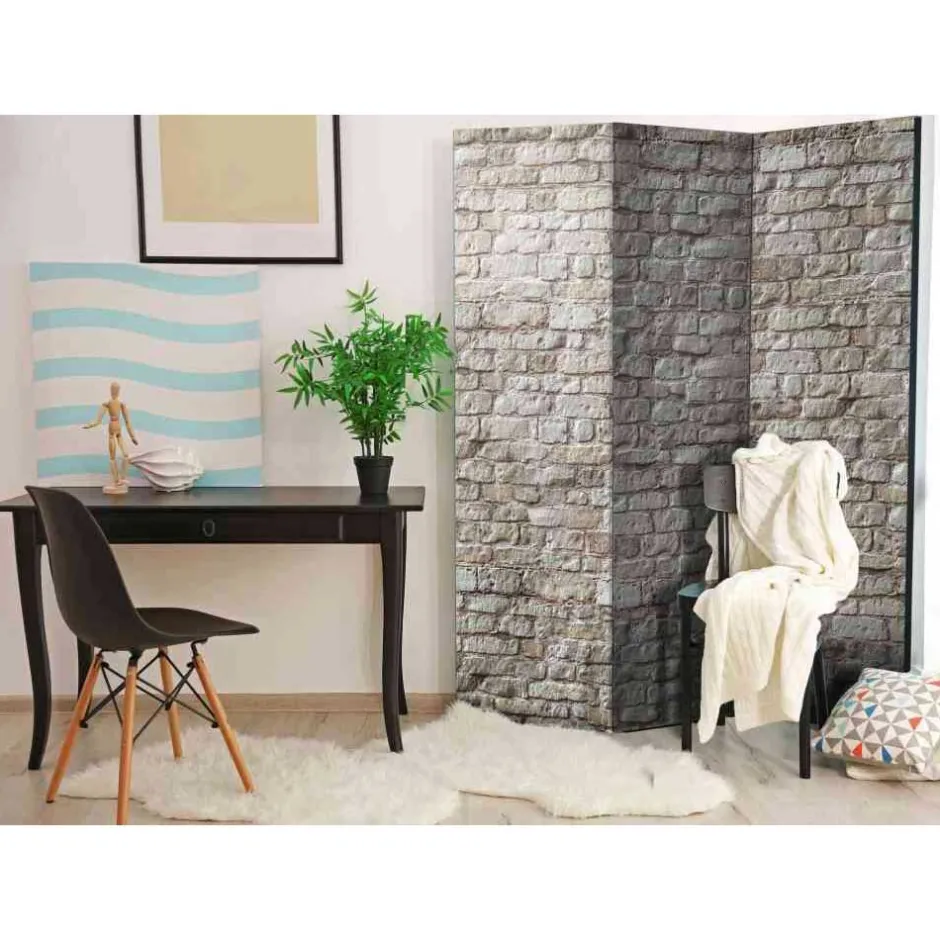 Paravent Raumteiler Steinwand - Arena^Wohnen Outlet