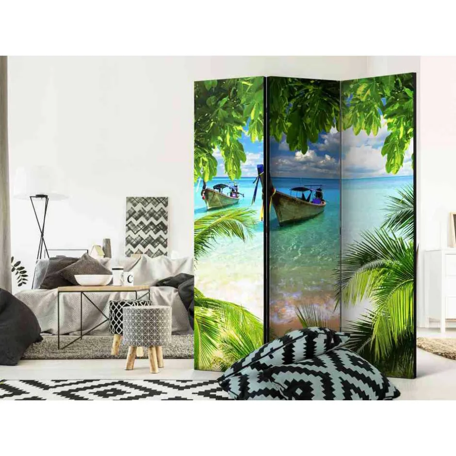 Paravent Raumteiler Urlaubsfeeling - Braccio^Wohnen Hot