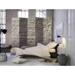 Paravent Trennwand mit Sandstein Mauer - Basiclicata^Wohnen Online
