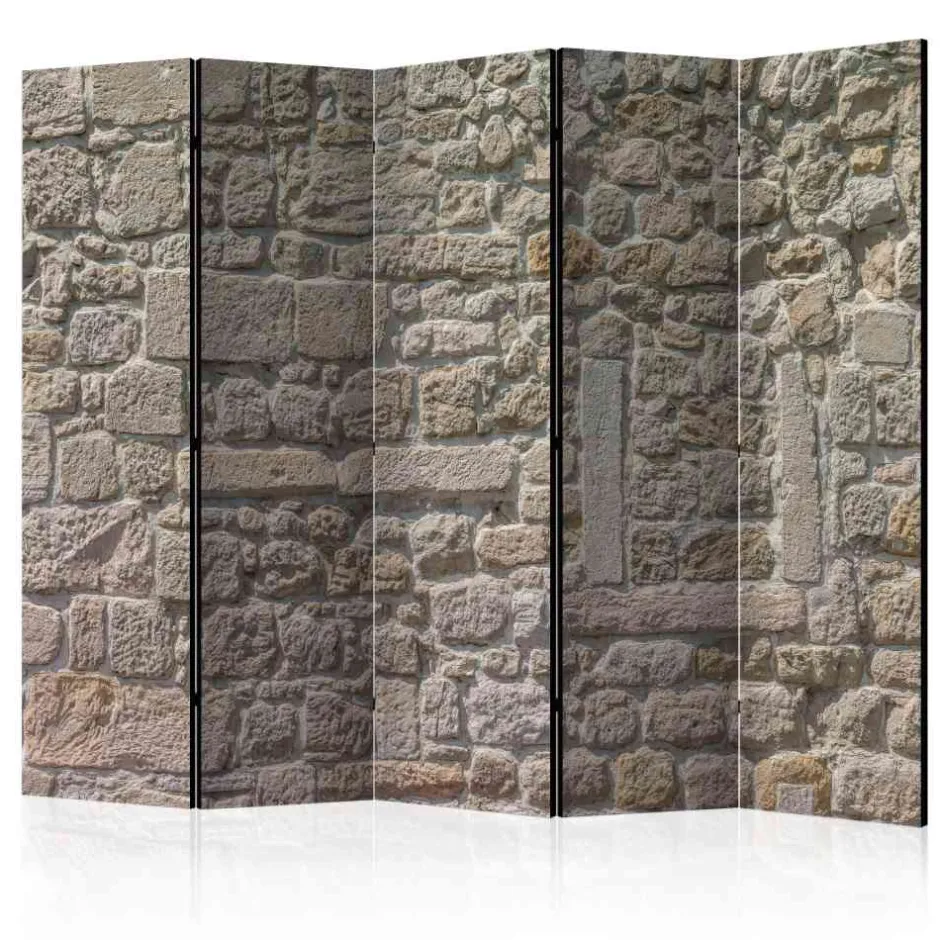Paravent Trennwand mit Sandstein Mauer - Basiclicata^Wohnen Online