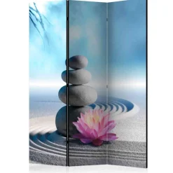 Wohnen Paravent Trennwand mit Zen Foto Motiv - Rhodos