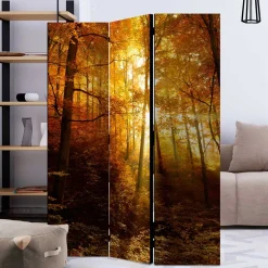 Wohnen Paravent Trennwand Wald in Herbststimmung - Jemja